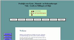 Desktop Screenshot of fysioleuth.nl