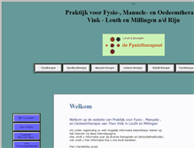 Tablet Screenshot of fysioleuth.nl